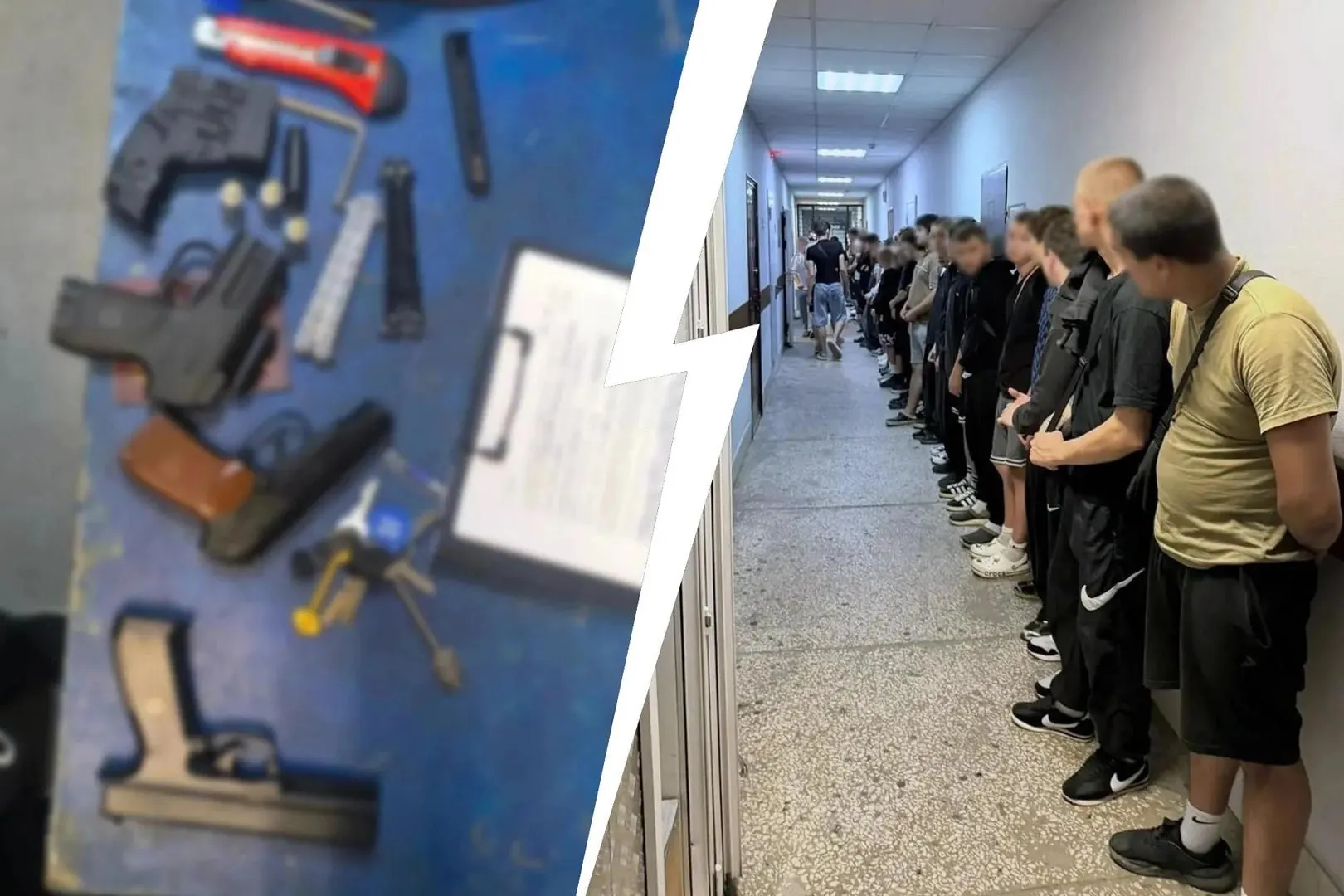 Полиция совместно с Росгвардией задержала 69 участников массовой потасовки на ЧМЗ; у многих обнаружили холодное и травматическое оружие, 48 задержанных — несовершеннолетние.