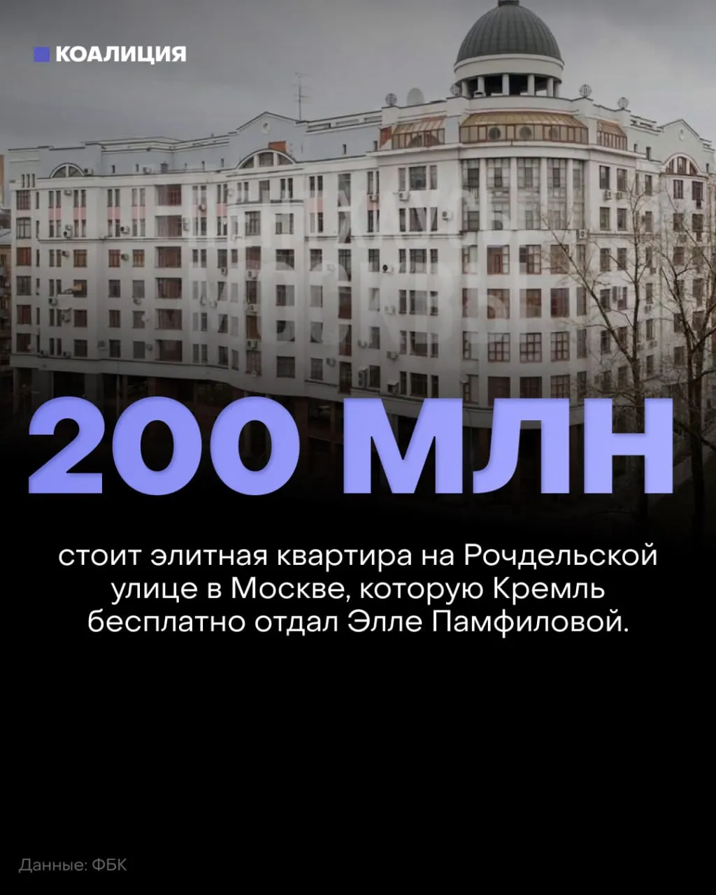 Расследование указывает на возможную выгоду за политические победы: элитная квартира площадью 237 м² в Москве оформлена на внучку главы ЦИК, стоимостью около 200 млн рублей.