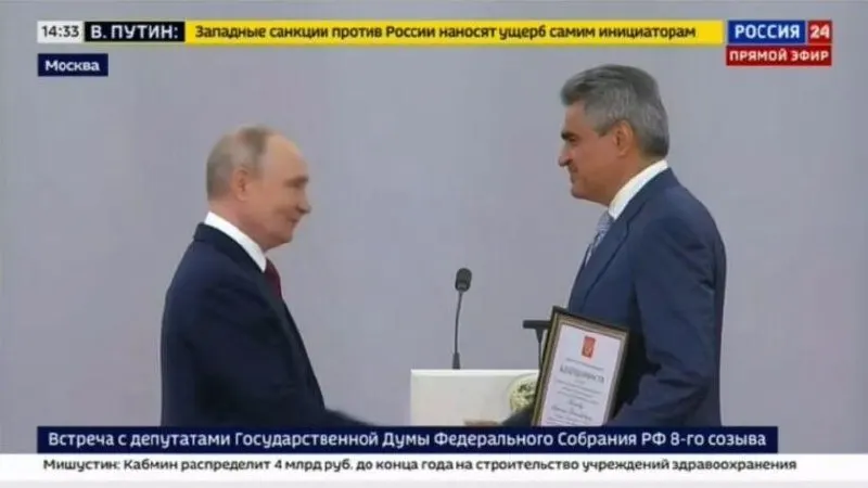 На церемонии награждения в Кремле Нечаев поблагодарил президента за оценку работы и заявил, что необходимо приложить ещё больше усилий для победы в специальной военной операции.