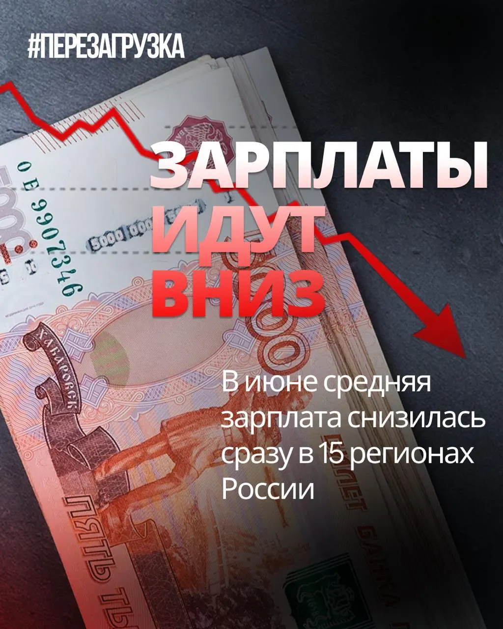 По данным Росстата, в июне номинальная зарплата снизилась в 15 регионах; падение достигает до 18% по сравнению с маем, инфляция снижает реальную покупательную способность.