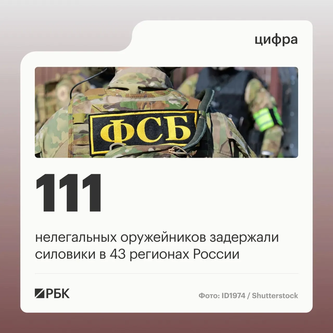 Операции прошли в 43 регионах. Ликвидировано 37 подпольных мастерских по переделке оружия и продаже готового оружия.