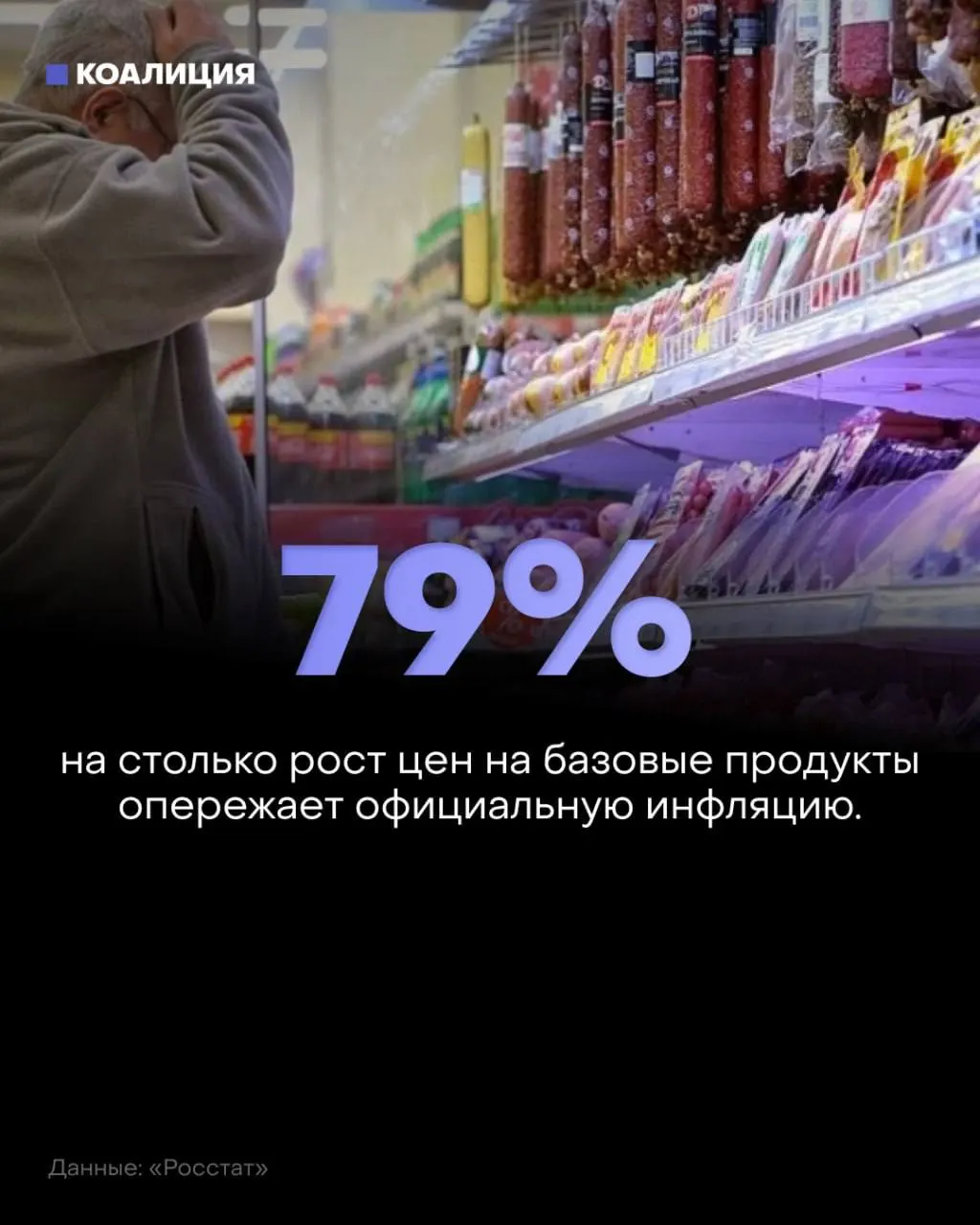 За январь–июль базовый набор продуктов вырос примерно на 8,5%, при этом официальная инфляция составила около 4,8%. Расходы на еду достигли почти 40% семейного бюджета — многие покупают ближе к дому и экономят.