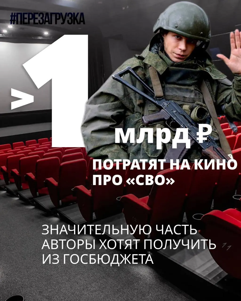 Министерство культуры одобрило ряд кинопроектов на господдержку; среди утвержденных — одиннадцать посвящены теме спецоперации. Общий бюджет семи проектов — 964 млн рублей; по четырём остальным сумма не опубликована; авторы рассчитывают на субсидии.