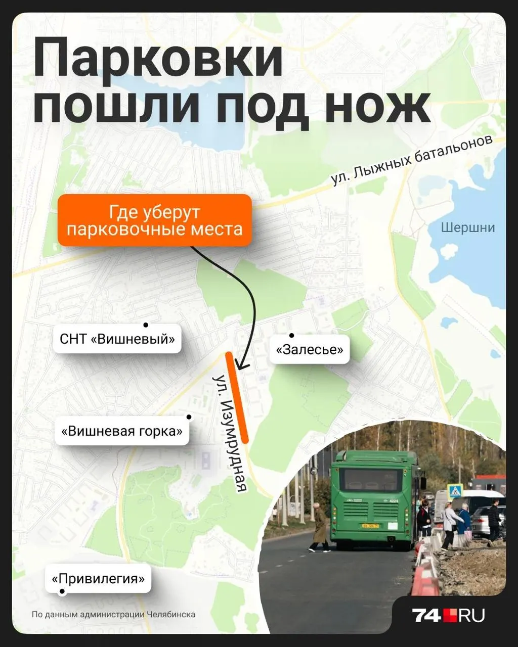 В Западном районе начался капитальный ремонт улицы Изумрудной: вскоре вместо парковок планируют пешеходную зону; жители и застройщик спорят из-за близости магазинов, почты и медицинских учреждений.